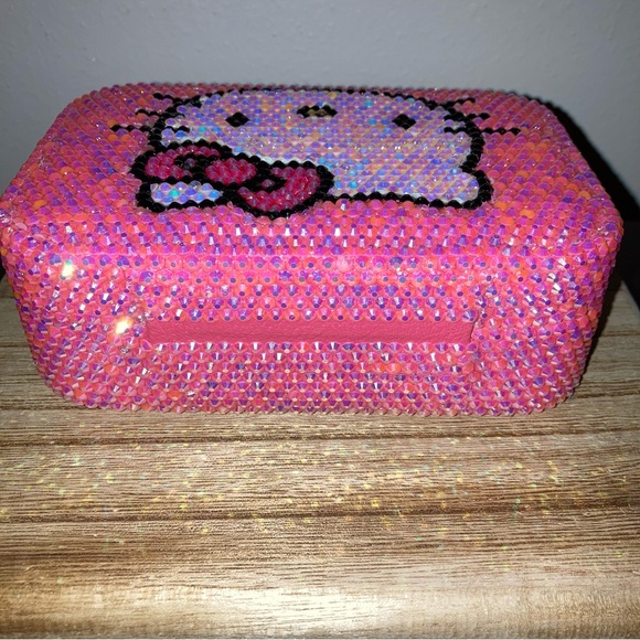 Hello Kitty Jewelry Box Organizer Y2K Pink Crystal Special Edition Sanrio Cat - Picture 9 of 17
